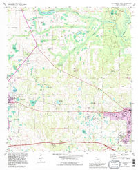 COTTONDALE EAST, FL HISTORICAL MAP GEOPD