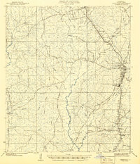 LEESVILLE, LA HISTORICAL MAP GEOPDF 15X1