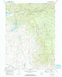 SCAB CREEK, WY HISTORICAL MAP GEOPDF 7.5