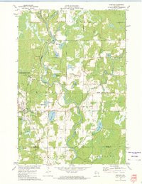 EXELAND, WI HISTORICAL MAP GEOPDF 7.5X7.