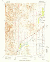 TOULON, NV HISTORICAL MAP GEOPDF 15X15 G