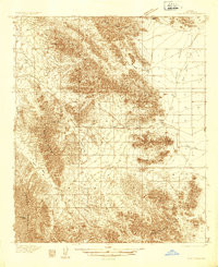 TRIGO PEAKS, AZ HISTORICAL MAP GEOPDF 15