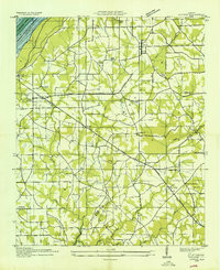 DUTTON, AL HISTORICAL MAP GEOPDF 7.5X7.5