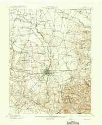 GREENFIELD, OH HISTORICAL MAP GEOPDF 15X