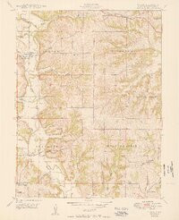EASTON, KS HISTORICAL MAP GEOPDF 7.5X7.5