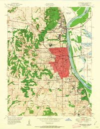 LEAVENWORTH, KS-MO HISTORICAL MAP GEOPDF