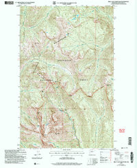 BILLY GOAT MOUNTAIN, WA HISTORICAL MAP G