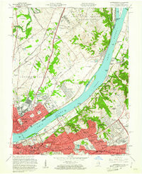 JEFFERSONVILLE, IN-KY HISTORICAL MAP GEO