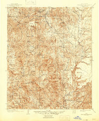 BRADSHAW MOUNTAINS, AZ HISTORICAL MAP GE