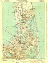 ORLEANS, MA HISTORICAL MAP GEOPDF 7.5X7.