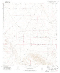 ALAMO MOUNTAIN NE, NM HISTORICAL MAP GEO