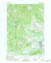 EVART, MI HISTORICAL MAP GEOPDF 7.5X7.5