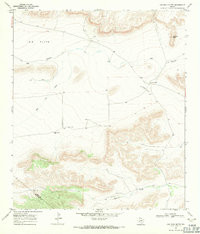 CAP ROCK BUTTE, TX HISTORICAL MAP GEOPDF