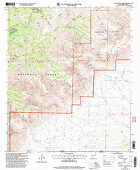 GUNSIGHT CANYON, NM-TX HISTORICAL MAP GE