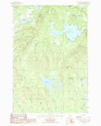 MEDUXNEKEAG LAKE, ME HISTORICAL MAP GEOP