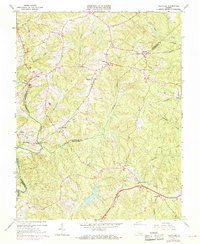 CLAYVILLE, VA HISTORICAL MAP GEOPDF 7.5X