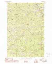 PEGGY PEAK, ID HISTORICAL MAP GEOPDF 7.5
