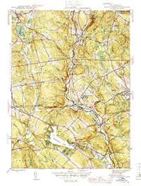 COVENTRY, CT HISTORICAL MAP GEOPDF 7.5X7