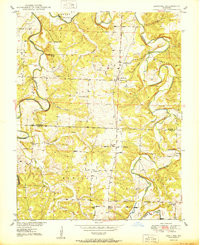 SENTINEL, MO HISTORICAL MAP GEOPDF 7.5X7