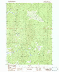 SUNDOWN MOUNTAIN, OR HISTORICAL MAP GEOP