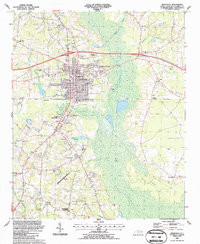 WHITEVILLE, NC HISTORICAL MAP GEOPDF 7.5