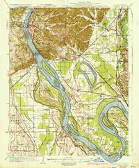 THEBES, IL-MO HISTORICAL MAP GEOPDF 15X1
