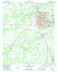 CORDELE, GA HISTORICAL MAP GEOPDF 7.5X7.