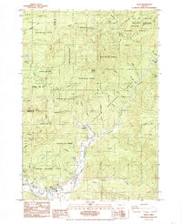 ALSEA, OR HISTORICAL MAP GEOPDF 7.5X7.5