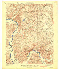 EDDYVILLE, KY HISTORICAL MAP GEOPDF 15X1