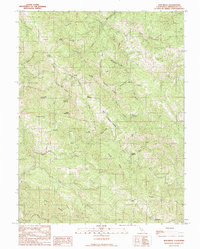 ZENI RIDGE, CA HISTORICAL MAP GEOPDF 7.5