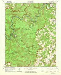 MAMMOTH CAVE, KY HISTORICAL MAP GEOPDF 7
