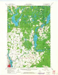 RICE LAKE, WI HISTORICAL MAP GEOPDF 15X1