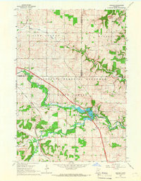 ORONOCO, MN HISTORICAL MAP GEOPDF 7.5X7.
