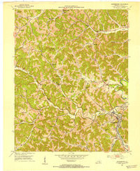 MANCHESTER, KY HISTORICAL MAP GEOPDF 7.5