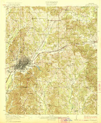 MERIDIAN, MS HISTORICAL MAP GEOPDF 15X15