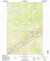 HOLLY CREEK, ID HISTORICAL MAP GEOPDF 7.