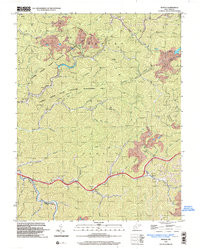 MYRTLE, WV HISTORICAL MAP GEOPDF 7.5X7.5