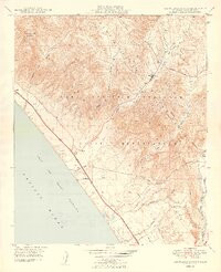 LAS PULGAS CANYON, CA HISTORICAL MAP GEO