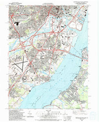 WILMINGTON SOUTH, DE-NJ HISTORICAL MAP G