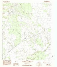 HARRIET, TX HISTORICAL MAP GEOPDF 7.5X7.