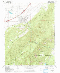 PAROWAN, UT HISTORICAL MAP GEOPDF 7.5X7.