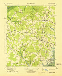 GIRDLETREE, MD-VA HISTORICAL MAP GEOPDF