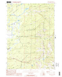 HOMINY PEAK, WY HISTORICAL MAP GEOPDF 7.