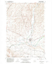 TOUCHET, WA-OR HISTORICAL MAP GEOPDF 7.5