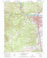 REDDING, CA HISTORICAL MAP GEOPDF 7.5X7.