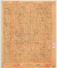 TISHOMINGO, OK HISTORICAL MAP GEOPDF 30X