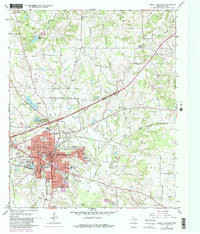 MOUNT PLEASANT, TX HISTORICAL MAP GEOPDF