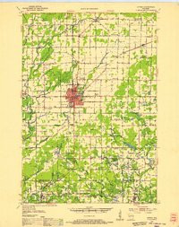 ANTIGO, WI HISTORICAL MAP GEOPDF 15X15 G