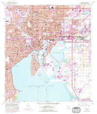 TAMPA, FL HISTORICAL MAP GEOPDF 7.5X7.5