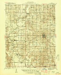 ALBION, IL HISTORICAL MAP GEOPDF 15X15 G